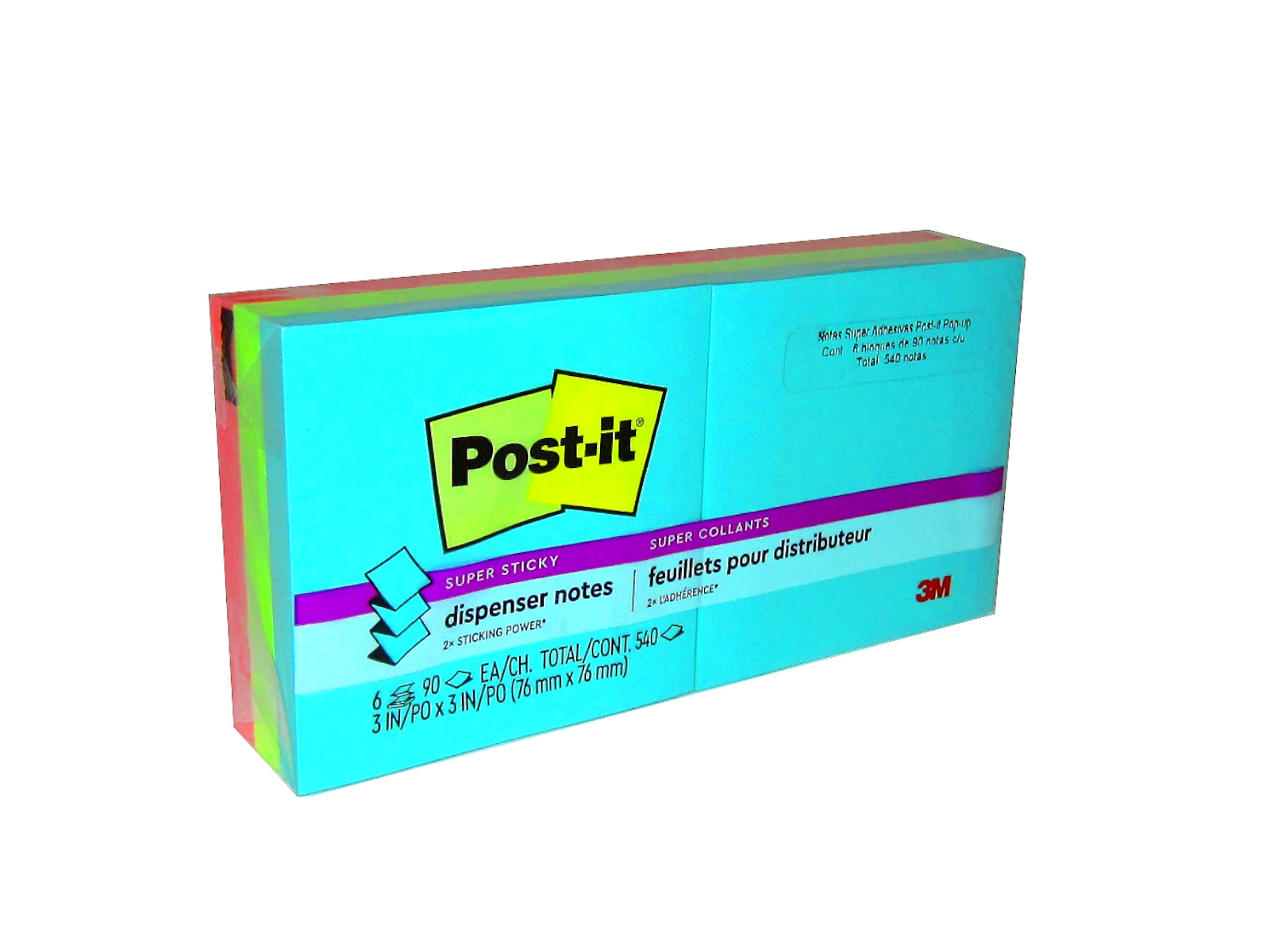 BLOCK NOTAS POST-IT POP UP R330-6SSMIA 3X3 C/6  3M          