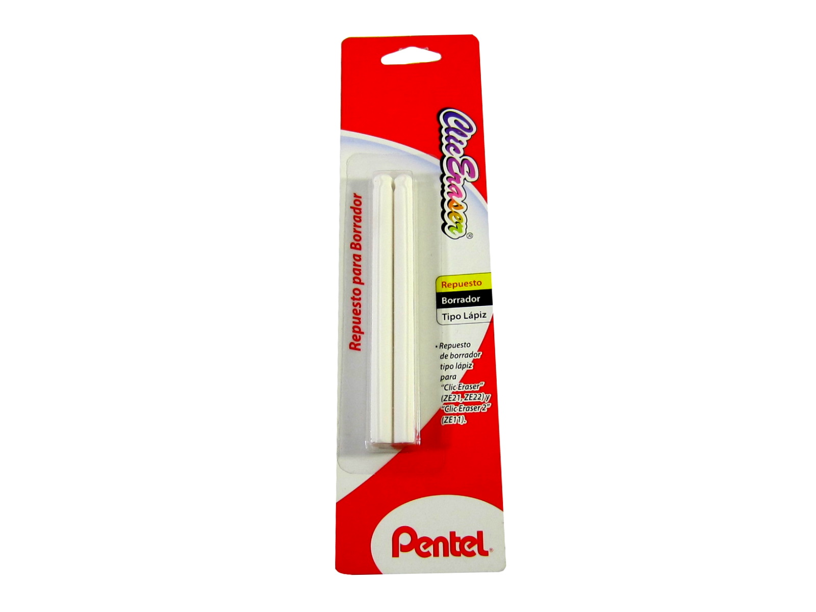 REPUESTO P/CLIC BOLSA C/2 ZER-2BP PENTEL                    