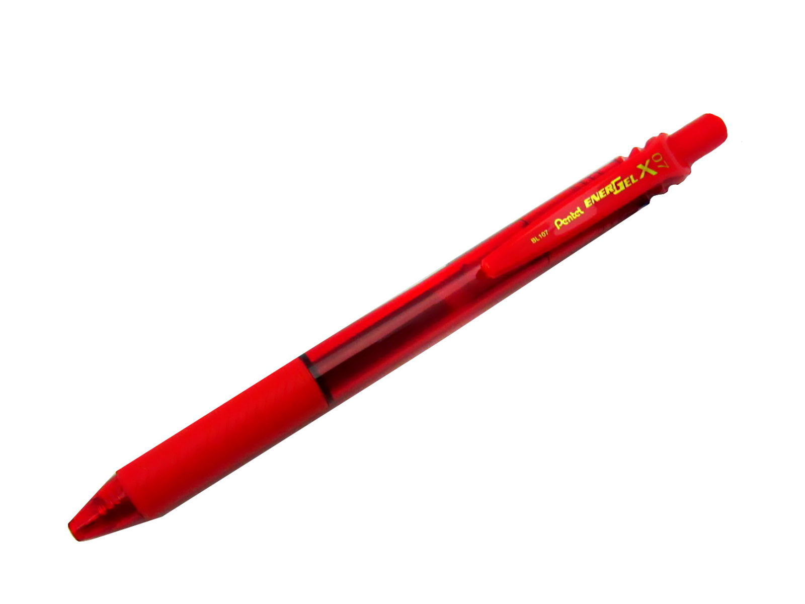 BOLIGRAFO ENERGEL X RETRACTIL 0.7MM TINTA ROJO BL107B PENTEL