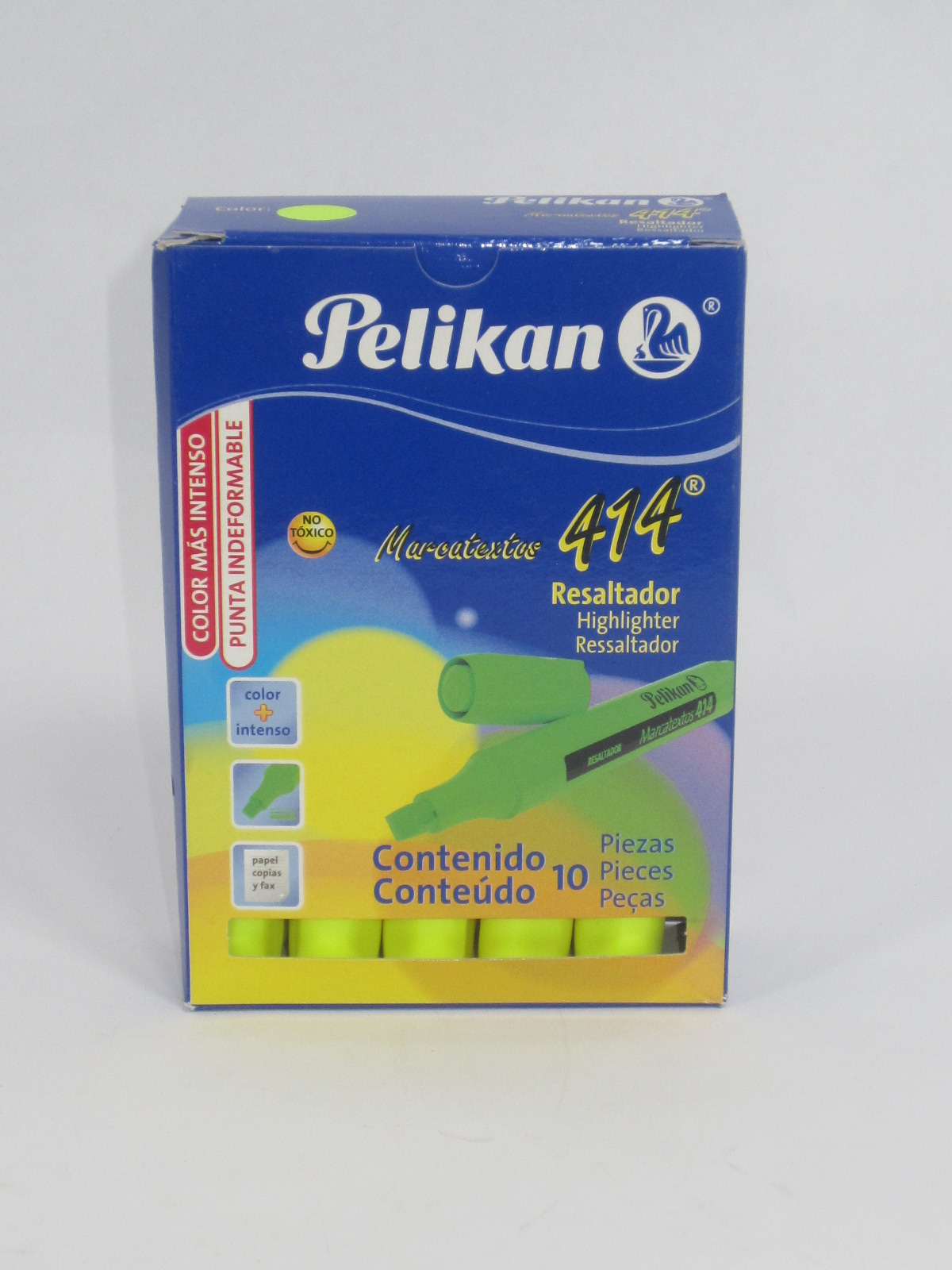 MARCATEXTOS AMARILLO 414 PELIKAN C/10                       