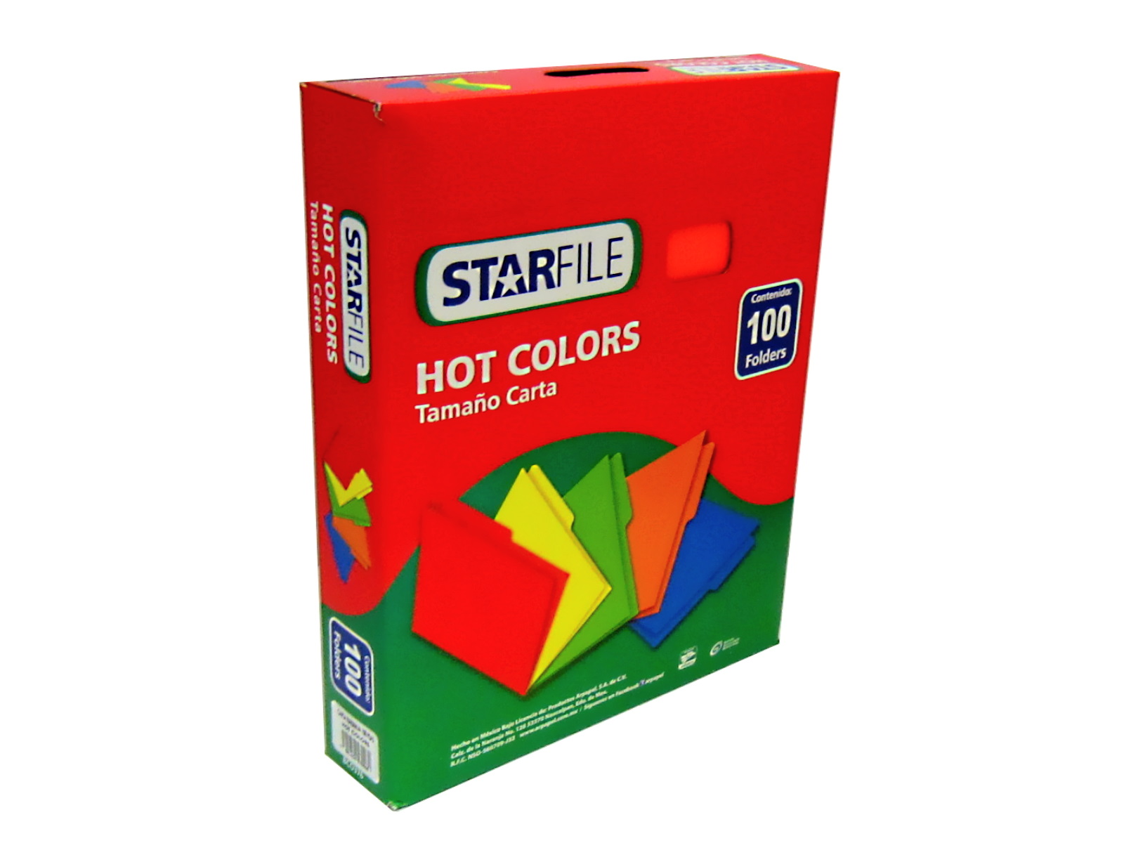 FOLDER HOTCOLORS CARTA NARANJA C/100                        