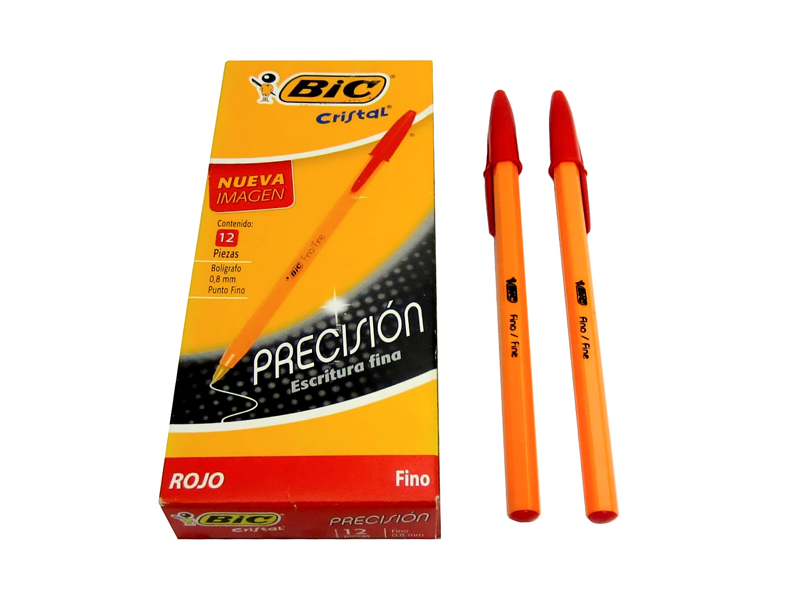 BOLIGRAFO PUNTO FINO ROJO F-290-C BIC C/12                  