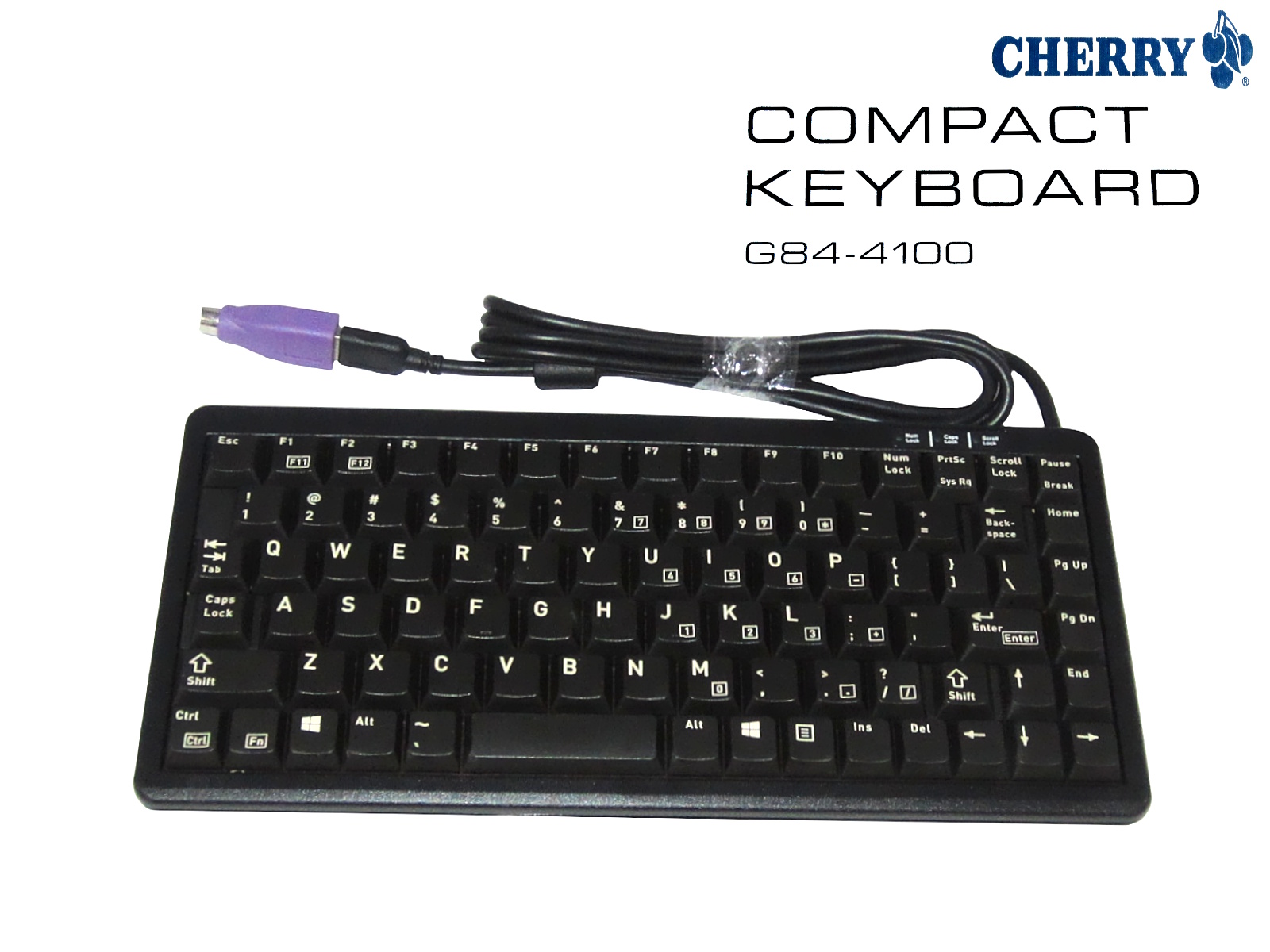 TECLADO PROFESSIONAL COMPACTO USB/PS2 NEGRO CHERRY          