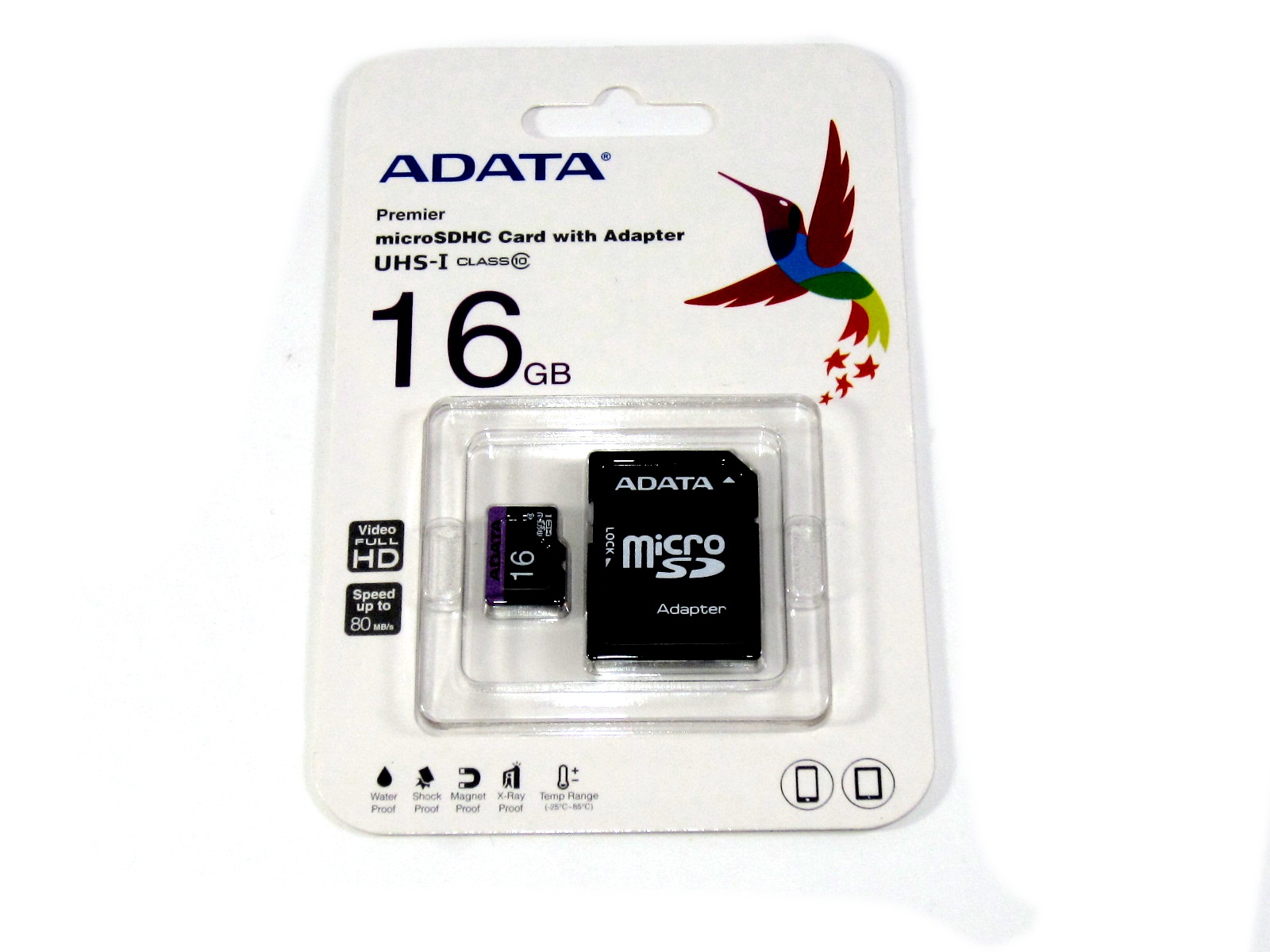 MEMORIA SDHC ADATA 16GB ADSD10/16GB                         
