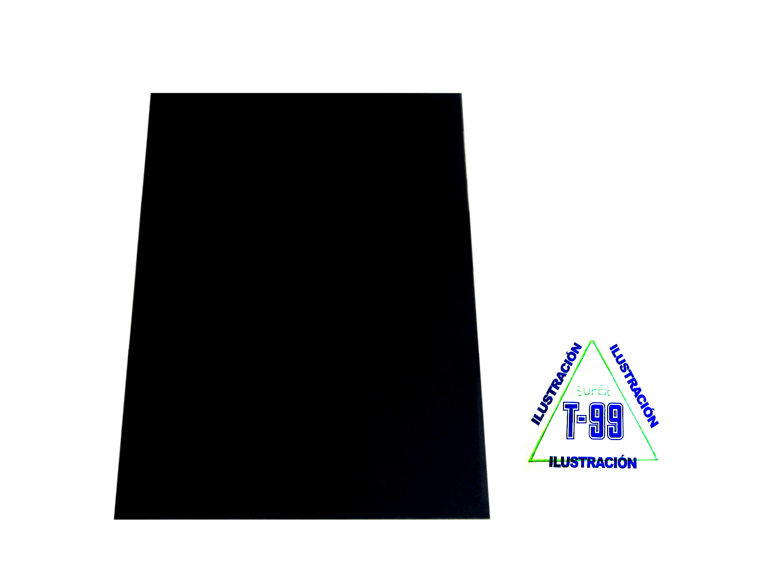 CARTULINA ILUSTRACION 51 X 38 1/4  T-99 NEGRA               