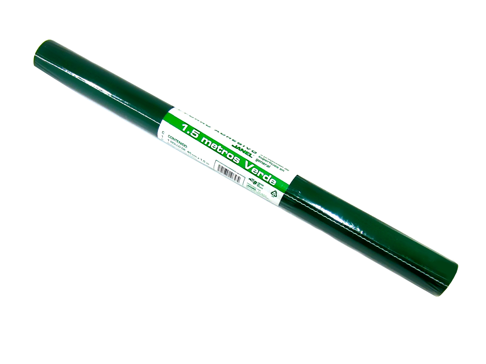 ROLLO COLOR VERDE 45X1.5 MTS P/LIBROS JANEL                 