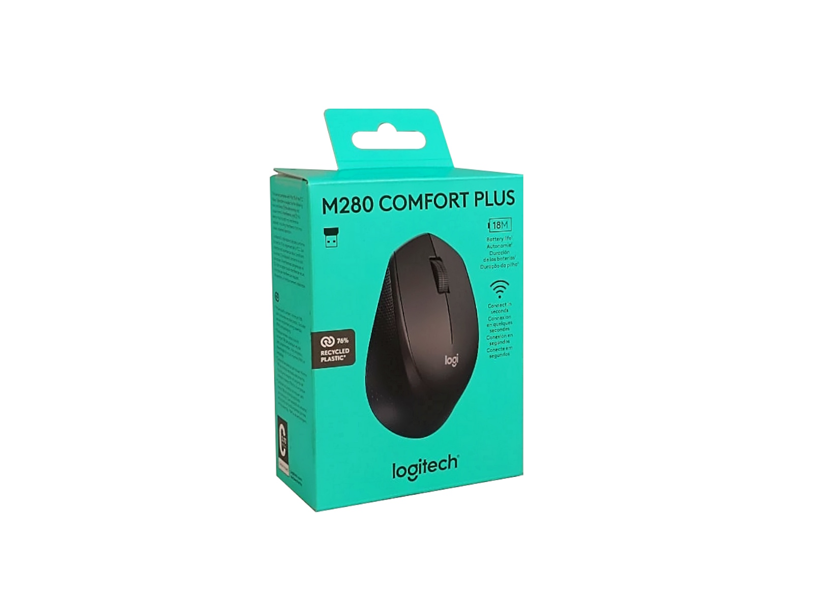 MOUSE OPTICO INALAMBRICO M280 NEGRO 910-004284 LOGITECH     