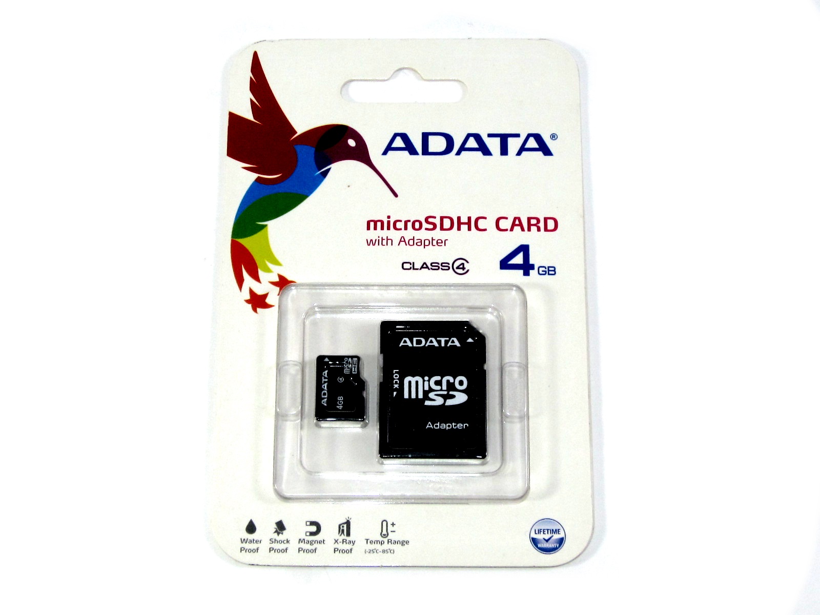 MEMORIA MICRO SD 4GB +ADAPTADOR SD SDC/4GB ADATA            