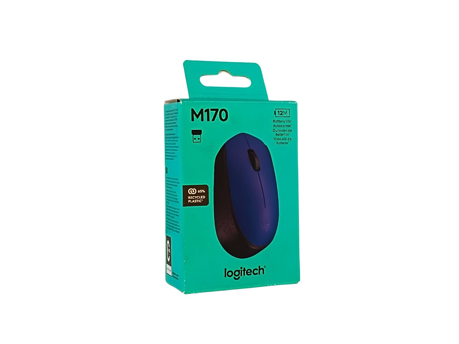 MOUSE INALAMBRICO M170 AZUL 910-004800 LOGITECH             