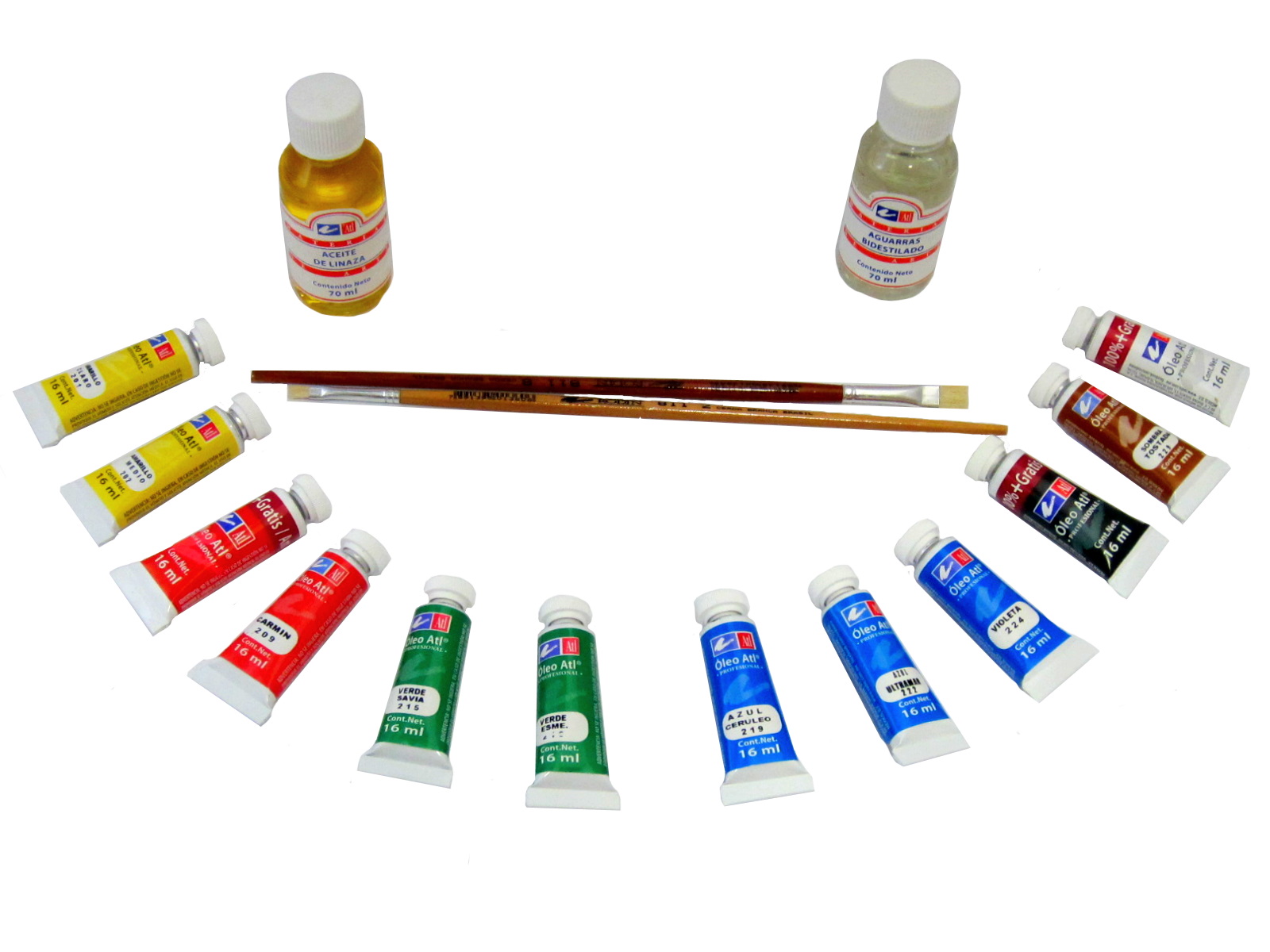 PINTURA OLEO ESTUCHE EQUIPADO                               
