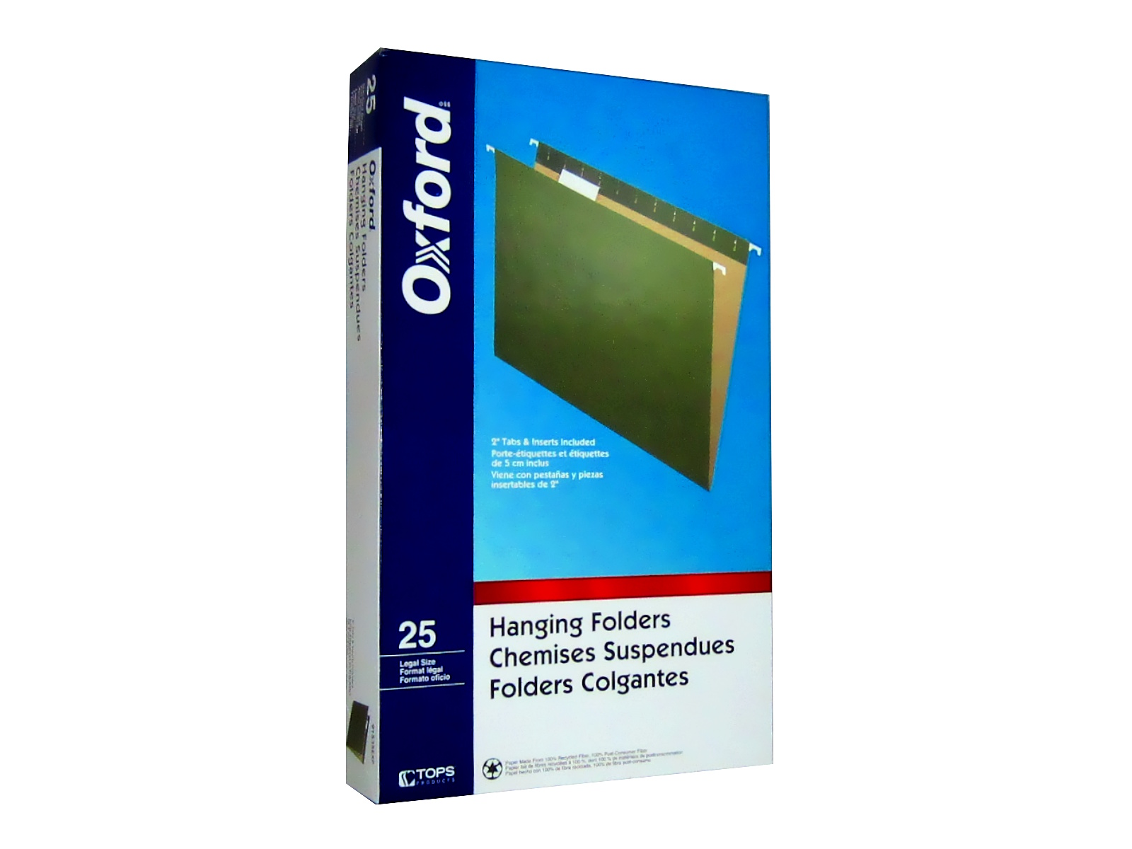 FOLDER COLG. PENDAFLEX OFI VERDE TRADIC C/25 91535X OXFORD  
