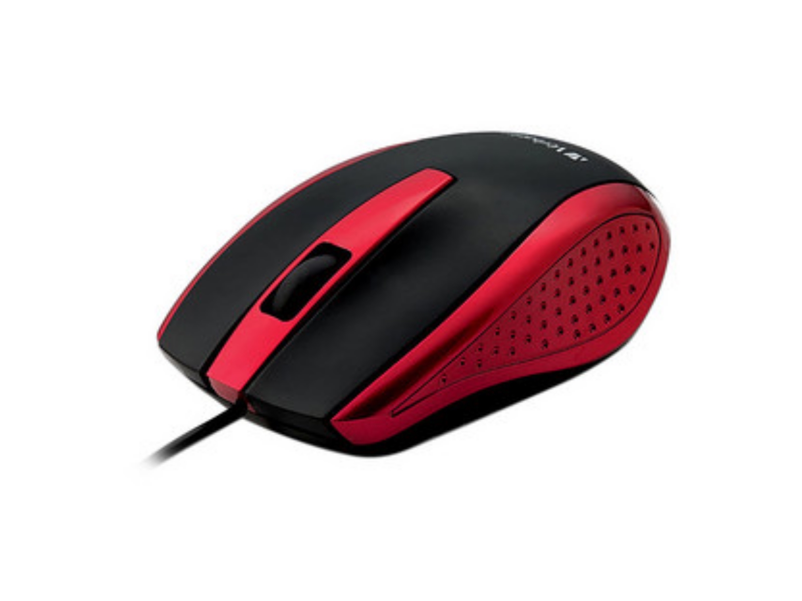 MOUSE OPTICO BRAVO ROJO PORTATIL ALAMBRICO CONEX USB 99742  