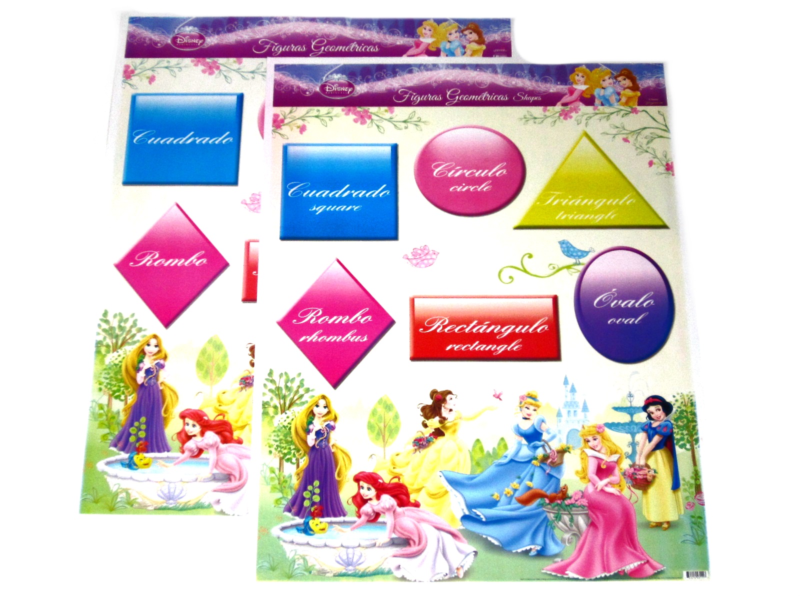 POSTER FIGURAS GEOMETRICAS PRINCESAS GRANMARK               