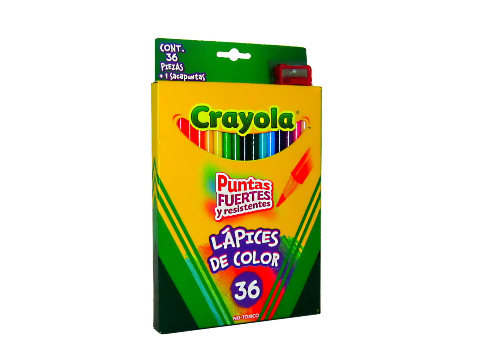 COLORES C/36 LAPICES C/SACAPUNTAS CRAYOLA                   