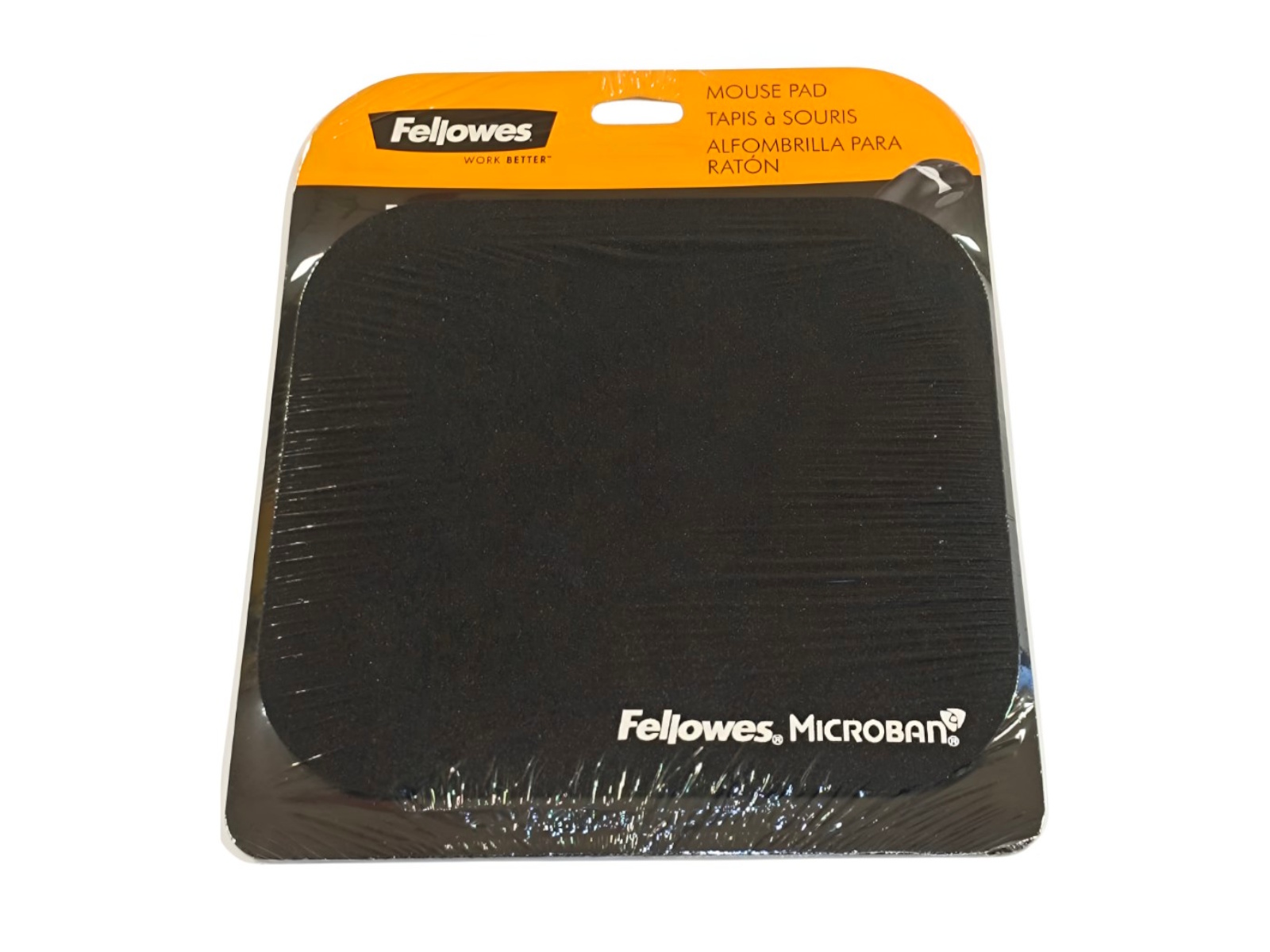 MOUSE PAD NEGRO CON MICROBAN FELLOWES                       
