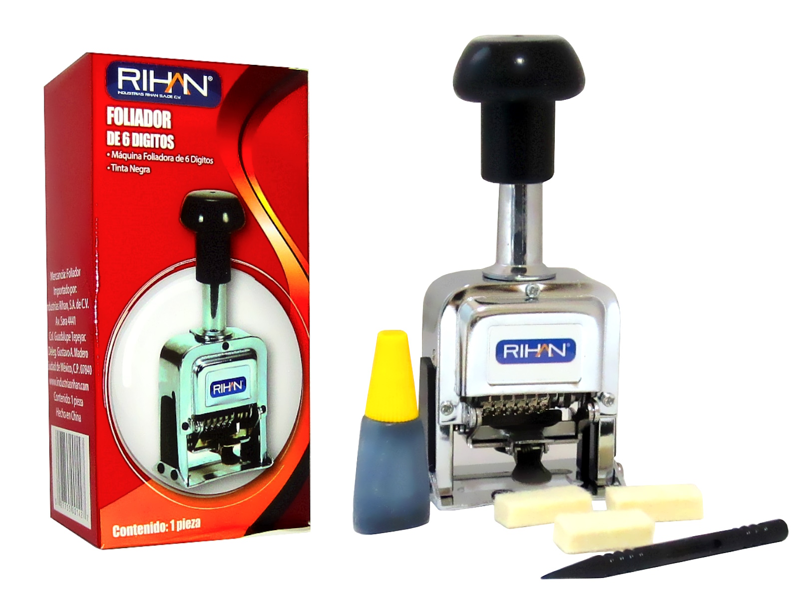 FOLIADOR METALICO  6  DIGITOS TY-102 -6 EAGLE               