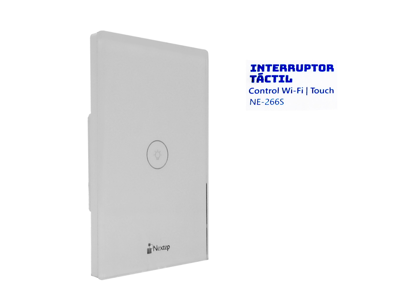 INTERRUPTOR NEXTEP SMART LUZ PARED TÁCTIL SENCILLO CONTROL  
