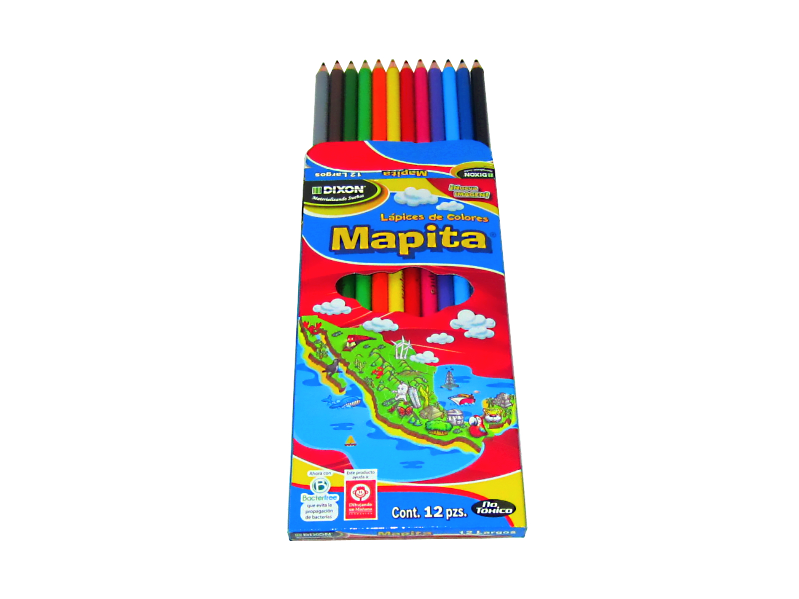 COLORES MAPITA C/12 LARGOS DIXON                            