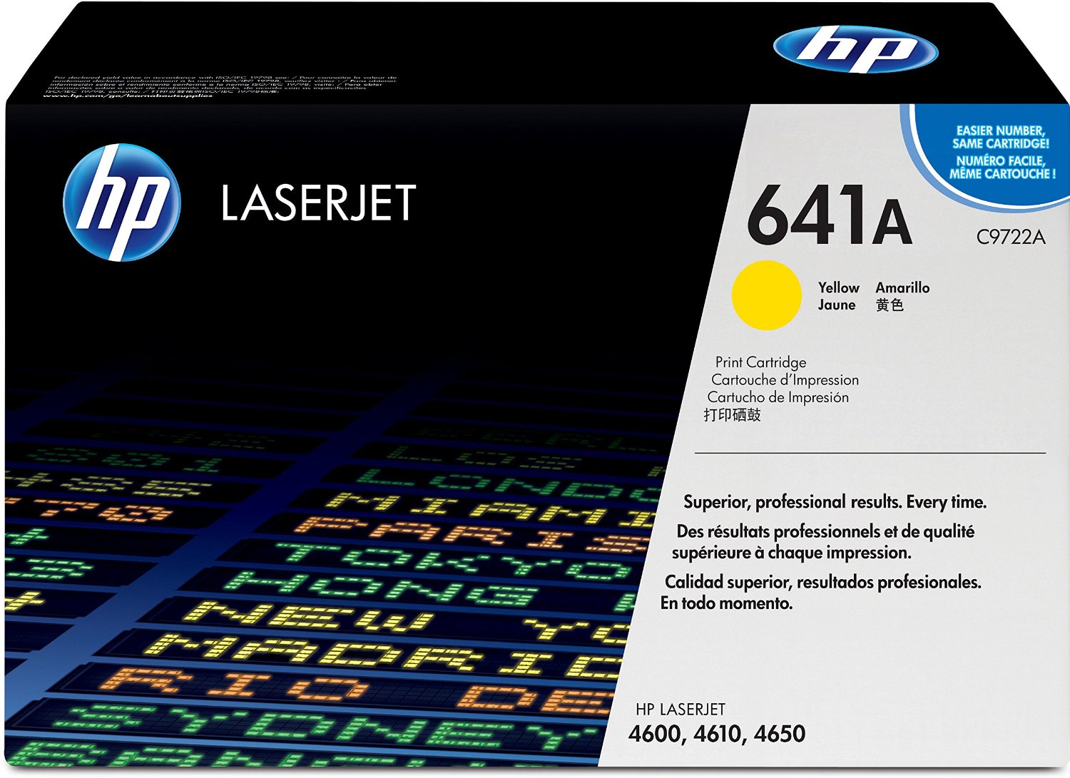 TONER HP LASERJET 4600 AMARILLO C9722A                      