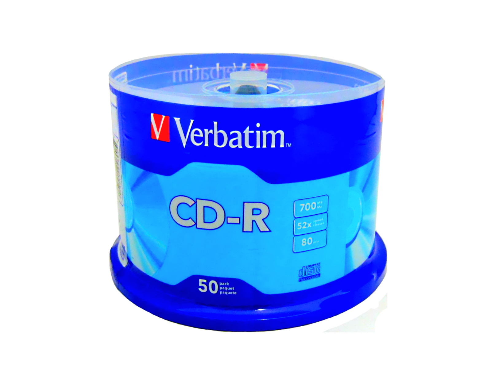 CAMPANA C/50 VERBATIM GRABABLE CD-R 94691 80MIN             