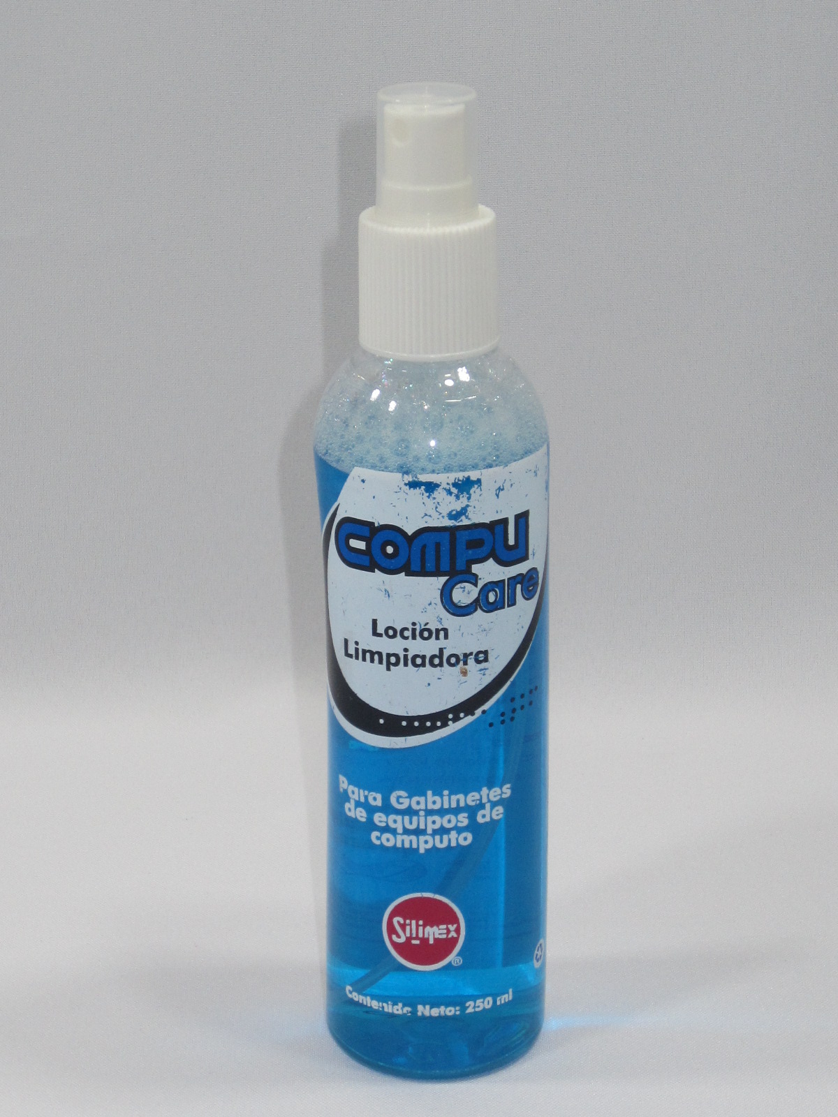 LOCION LIMPIADORA PARA GABINETES SILIMEX 250ML. COMPUCARE   